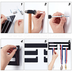 Acrylic Medal Display Hanger Rack&nbsp;ODIS-WH0036-07A