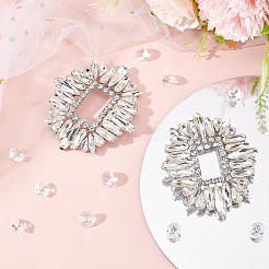 Alloy Crystal Rhinestone Shoe Decoration&nbsp;DIY-FG0003-75
