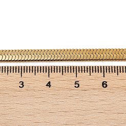 Ion Plating(IP) 201 Stainless Steel Herringbone Chain Necklaces&nbsp;NJEW-M187-06G