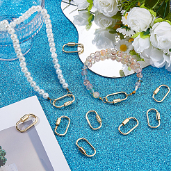 10Pcs Alloy Screw Carabiner Lock Charms&nbsp;FIND-DC0008-32G