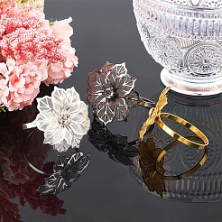 12 Pcs 6 Colors Alloy Napkin Rings&nbsp;AJEW-GF0002-70
