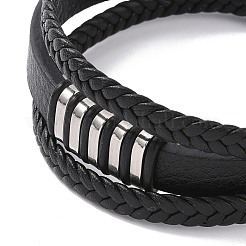 Microfiber Multi-strand Bracelets&nbsp;BJEW-P278-02