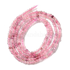 Natural Plum Blossom Tourmaline Beads Strands&nbsp;G-C266-A01-2mm