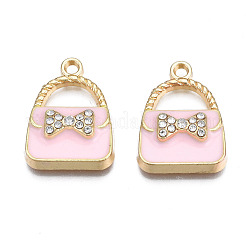 Rack Plating Alloy Enamel Pendants&nbsp;ENAM-T011-129C