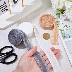 3Pcs 3 Colors Polyester Ribbon&nbsp;OCOR-CN0001-04
