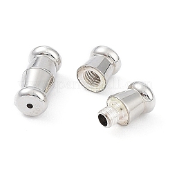Anti-Tarnish Rhodium Plated 925 Sterling Silver Screw Clasps&nbsp;STER-K173-10P