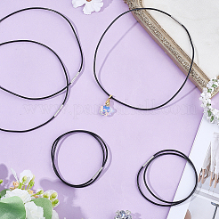 5Pcs 2.5MM Round Cowhide Leather Necklaces Making&nbsp;MAK-CL0001-05