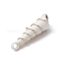 Copper & Acrylic & Plastic Pendants&nbsp;PALLOY-JF03887-02