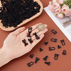120Bgas 4 Styles Nylon & Iron Hook and Eye&nbsp;DIY-NB0016-10A