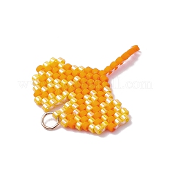 Glass Seed Beads Pendants&nbsp;PALLOY-MZ00916-04