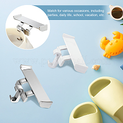 2 Pair 2 Colors Plastic Shoe Decorations&nbsp;FIND-GA0003-85