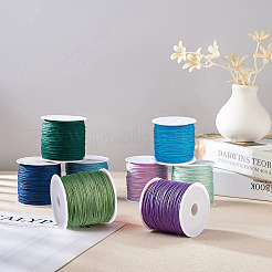8 Rolls 8 Styles Nylon Braided Cord&nbsp;NWIR-YS0001-03