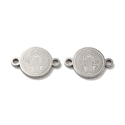 Tarnish Resistant Religion 304 Stainless Steel Connector Charms&nbsp;STAS-C074-03A-P