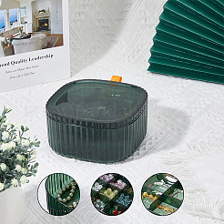 PET Plastic Multi-layered Jewerly Box&nbsp;CON-WH0092-64