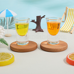 2Pcs Beech Wood Cup Mats&nbsp;WOOD-DJ0001-10