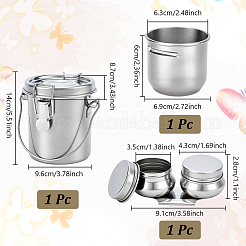 201 Stainless Steel Portable Retractable Buckets&nbsp;AJEW-UN0002-91