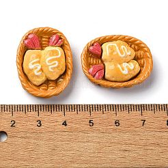 Fried Chip Doughnut Theme Opaque Resin Imitation Food Decoden Cabochons&nbsp;RESI-S392-02E
