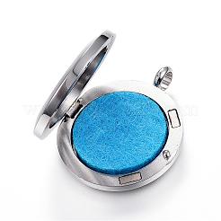 304 Stainless Steel Diffuser Locket Pendants&nbsp;STAS-D157-03D