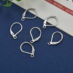 Tarnish Resistant Stainless Steel Color Tone 304 Stainless Steel Leverback Earring Findings&nbsp;X-STAS-E007-3