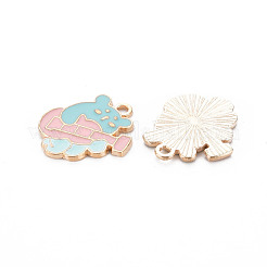 Alloy Enamel Pendants&nbsp;ENAM-N054-65B-NR