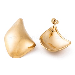 Ion Plating(IP) 304 Stainless Steel Stud Earrings for Women&nbsp;EJEW-L272-022G