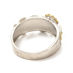 Geometry with Gear Finger Ring for Men Women&nbsp;RJEW-O047-04ASG
