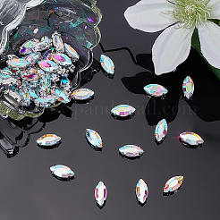 50Pcs Sew on Rhinestone&nbsp;RGLA-ME0001-04