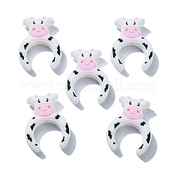 Cow Silicone Focal Beads&nbsp;SIL-CJC0001-13