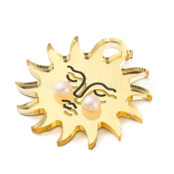 Opaque Acrylic Pendants&nbsp;SACR-F017-01B