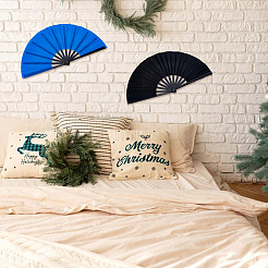 16Pcs 4 Colors Polyester Fan Display Decorations&nbsp;DIY-GA0010-05