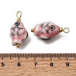 Handmade Porcelain Pendants&nbsp;PR-CBA0027-06G-03