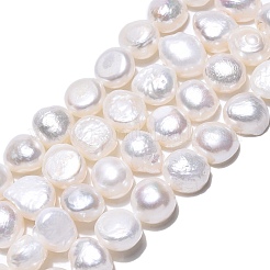 Natural Cultured Freshwater Pearl Beads Strands&nbsp;PEAR-N014-07K