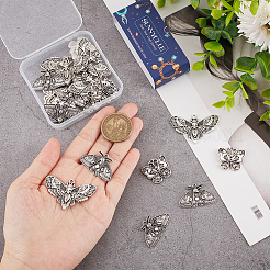 24Pcs 3 Style Tibetan Style Alloy Pendants&nbsp;FIND-SC0005-07