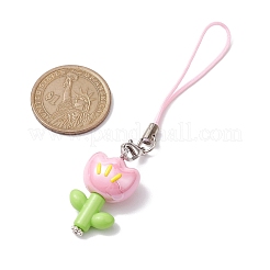 Flower Acrylic Mobile Straps&nbsp;HJEW-JM01883