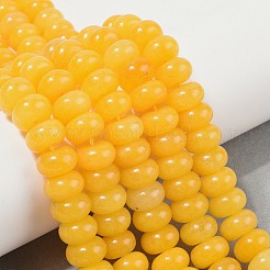 Dyed Natural White Jade Beads Strands&nbsp;G-G107-A15-01
