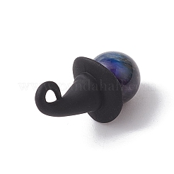 4Pcs 4 Colors Natural Tiger Eye Dyed Pendants&nbsp;PALLOY-TA00116