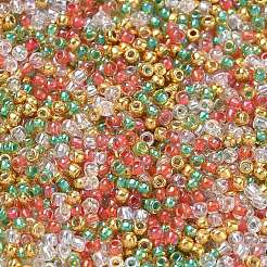 4 Colors 11/0 Christmas TOHO Round Seed Beads&nbsp;SEED-X0058-29