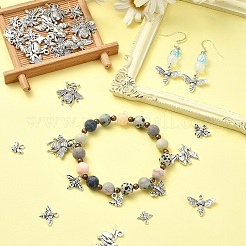 Bees Tibetan Styles Alloy Pendants for Jewelry Making Crafts&nbsp;FIND-YW0005-10