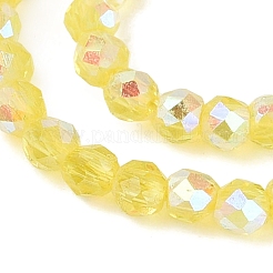 Transparent Glass Beads Strands&nbsp;LS-EGLA-N028-01A-A08