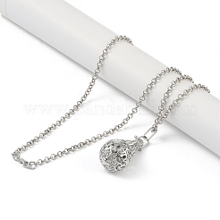 Brass Pendant Necklaces&nbsp;NJEW-G089-01P