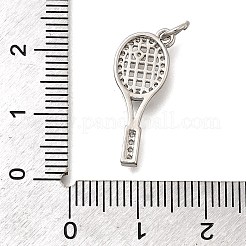 Brass Micro Pave Cubic Zirconia Pendants&nbsp;KK-Z125-12P