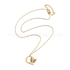 PVD Vacuum Plating 201 Stainless Steel Necklaces&nbsp;NJEW-R267-01Q-G