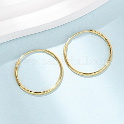 925 Sterling Silver Huggie Hoop Earrings&nbsp;EJEW-C179-05B-G