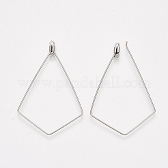 Tarnish Resistant 304 Stainless Steel Wire Pendants&nbsp;LS-STAS-S103-09