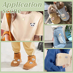 36Pcs 9 Styles Cartoon Polyester Computerized Embroidery Iron On/Sew On Patches&nbsp;PATC-FG0003-48