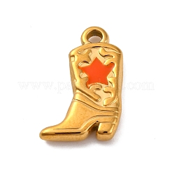 304 Stainless Steel Enamel Pendants&nbsp;STAS-M110-07G