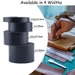 2M Flat AB Grade Cowhide Leather Cord&nbsp;AJEW-WH0479-73A-03