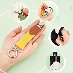 AHADEMAKER 6Pcs 6 Colors Alloy & Iron Hat Clip for Travel&nbsp;AJEW-GA0004-62B