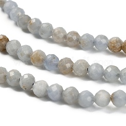 Natural Angelite Beads Strands&nbsp;G-RM2025-30-4mm