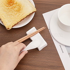 Porcelain Chopsticks Rest&nbsp;DJEW-WH0063-34
